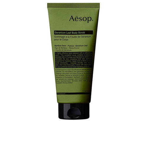 Aesop Geranium Leaf Exfoliante Corporal Piel Suave Y Renovada