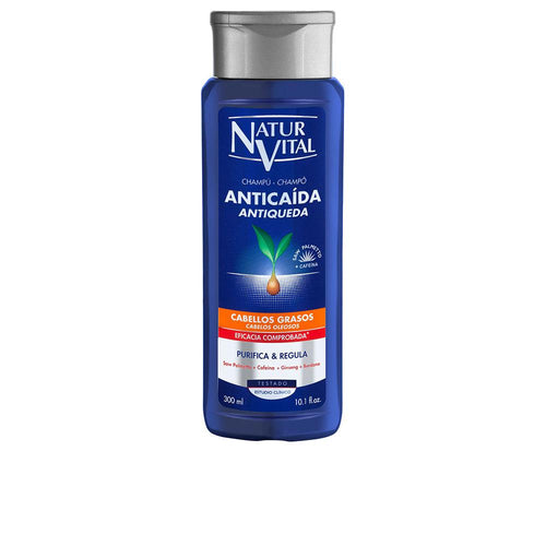 Natur Vital Champú Anticaída Shampoo For Oily Hair Oil Control Balance
