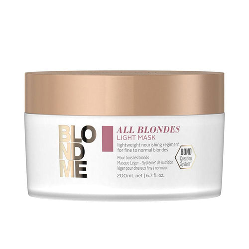 Schwarzkopf Blondme Mascarilla Capilar Nutritiva Para Rubias Brillo Radiante En Cabello
