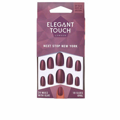 Elegant Touch Polished Colour Vernis À Ongles Avec Colle Mink Nude
