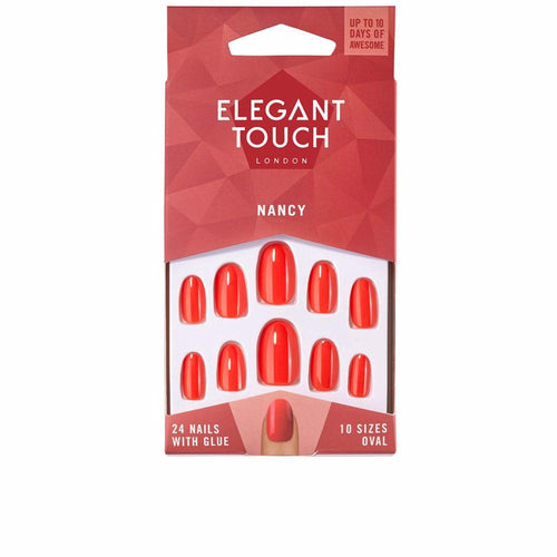 Elegant Touch Polished Colour Vernis À Ongles Avec Colle Mink Nude