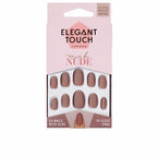 Elegant Touch Polished Colour Vernis À Ongles Avec Colle Mink Nude
