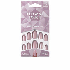 Elegant Touch Polished Colour Vernis À Ongles Avec Colle Mink Nude