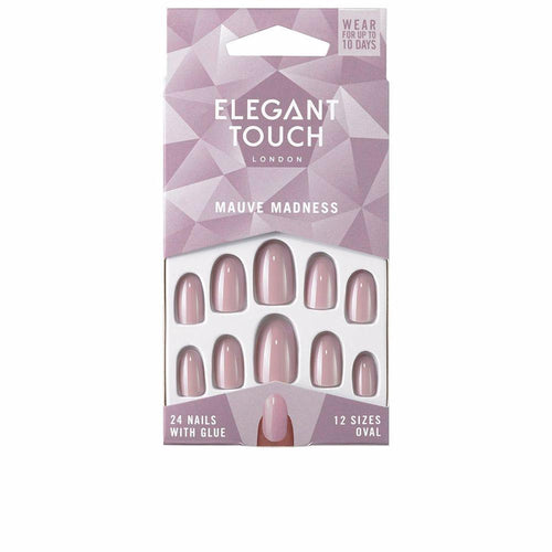Elegant Touch Polished Colour Esmalte De Uñas Con Pegamento Mink Nude