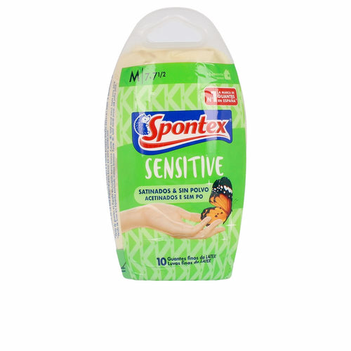 Spontex Latex Sensitive Guanti Satinati Senza Polvere