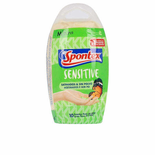 Spontex Latex Sensitive Guantes Satinados Sin Polvo