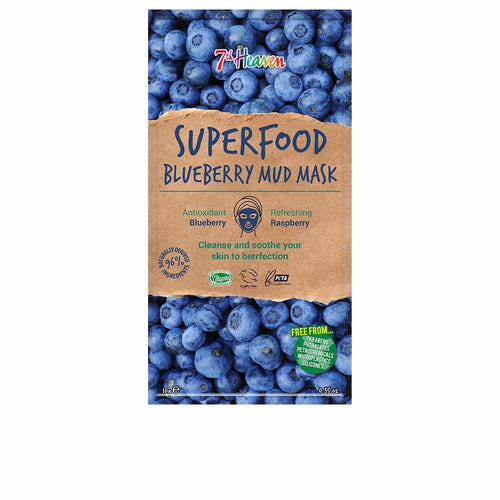 7Th Heaven Superfood 7Th Heaven Blueberry Mud Mask Facial Vegan Skin Radiance