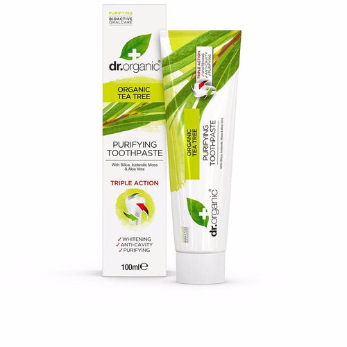 Dr Organic Tea Tree Dr Organic Dentifrice Pouvoir Purifiant Organique