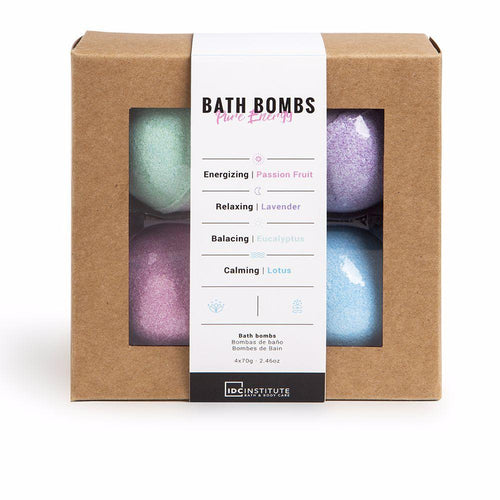 Idc Institute Bombes De Bain Set De 4 Pure Energy Instant De Sérénité