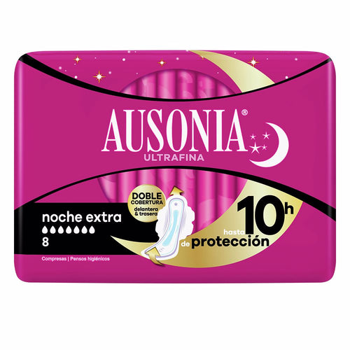 Ausonia Compresas Noche Extra Alas