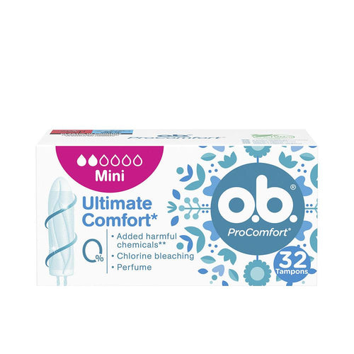 O.B. Procomfort Mini Tampon SilkTouch Insertion Douce Protection Optimale