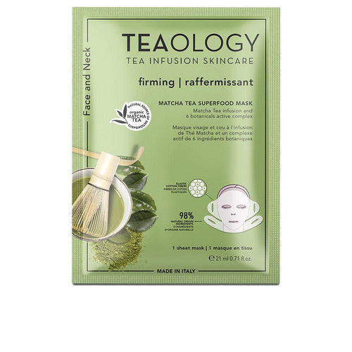 Teaology Face And Neck Matcha Tea Superfood Mask Revitalizing Skin In 10 Minutes