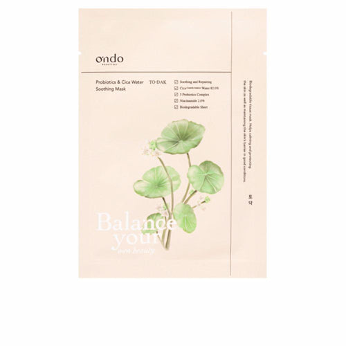 Ondo Beauty 36.5 Probiotics & Cica Water Beruhigende Maske Regeneriert Und Schützt Die Haut