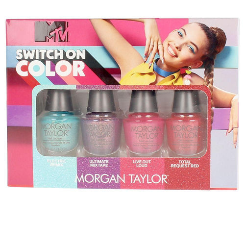 Morgan Taylor Mini Lacas Morgan Taylor Nail Polish Set Switch On Color
