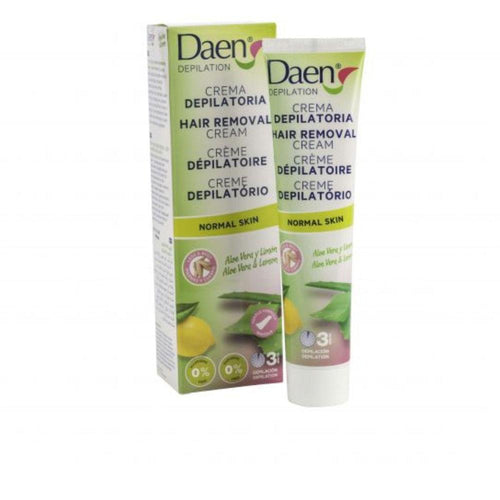 Daen Crème Dépilatoire Pour Peau Normale Aloe Vera Et Citron Épilation Indolore