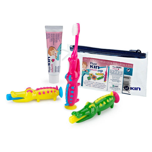 Kin Fluorkin Set Viaggio Igiene Orale Bambini Igiene In Movimento