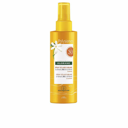 Klorane Monoï Y Tamanu Bio Body Sun Spray Protection Solaire Et Hydratation