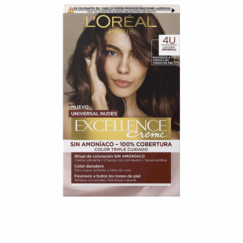 L'Oréal Paris Excellence Nudes Tinte De Cabello Color Vivo Y Duradero