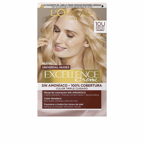 L'Oréal Paris Excellence Nudes Tinte De Cabello Color Vivo Y Duradero