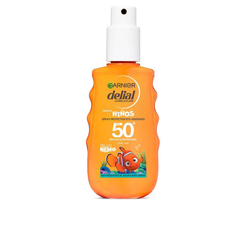 Garnier Delial Ambre Solaire Niños Spray Protettivo Solare SPF50+ Protezione Eco Sostenibile