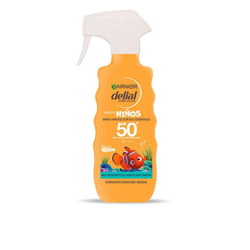 Garnier Delial Ambre Solaire Niños Spray Protettivo Solare SPF50+ Protezione Eco Sostenibile