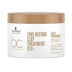 Schwarzkopf Bc Time Restore Q10+ Mascarilla Capilar De Arcilla Cabello Suave Y Brillante