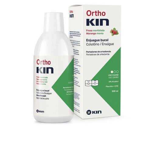 Kin Orthokin Mouthwash Mint Ideal For Braces Protection