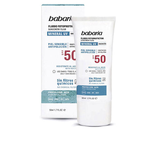 Babaria Solar Mineral UV Fluido Fotoprotettivo Protezione Solare Avanzata