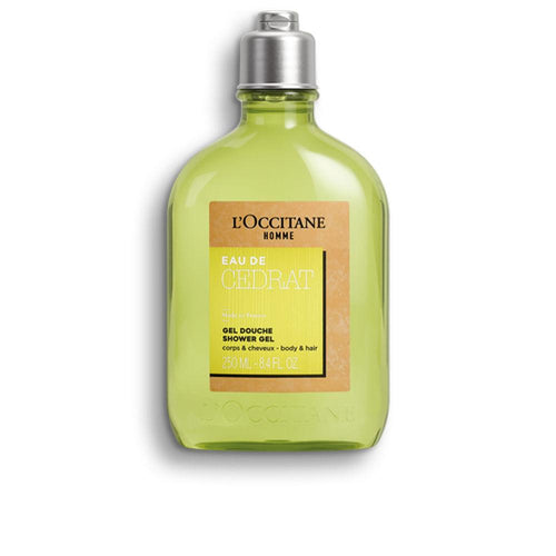 L'occitane En Provence Eau De Cédrat Men's Shower Gel Invigorating Citrus Burst