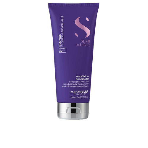Alfaparf Milano Semi Di Lino Apres Shampooing Pour Cheveux Neutralise Les Tons Jaunes