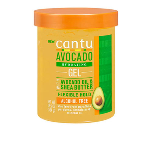 Cantu Avocado Hydrating Gel Para Cabello Hidratación Profunda Y Definición
