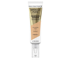 Max Factor Miracle Pure Base De Maquillaje Hidratante Con SPF 30 Ácido Hialurónico Eficaz