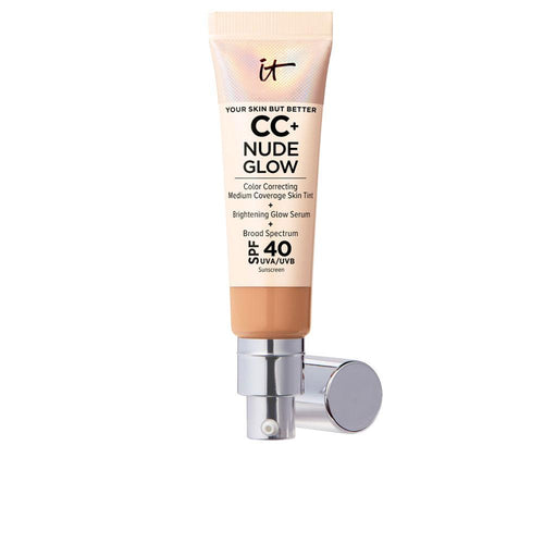 It Cosmetics Your Skin But Better Cc+ Nude Glow Leichte Foundation Mit Glow Serum Und Spf 40 Strahlende Feuchtigkeit