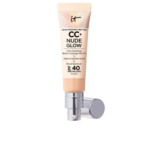 It Cosmetics Your Skin But Better Cc+ Nude Glow Leichte Foundation Mit Glow Serum Und Spf 40 Strahlende Feuchtigkeit