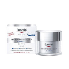 Eucerin Hyaluron Filler Crema Hidratante De Día Para Piel Seca Con SPF15 Protección Solar Avanzada