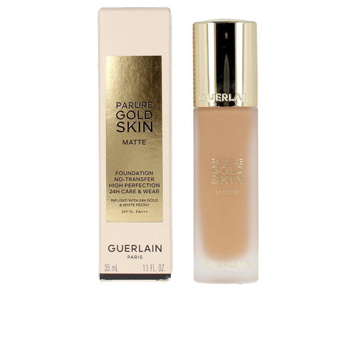 Guerlain Parure Gold Base De Maquillaje Mate Belleza Mate Radiante