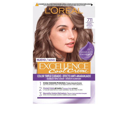 L'Oréal Paris Excellence Cool Coloración De Cabello Tecnología Violeta Innovadora