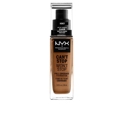 Nyx Professional Make Up Can't Stop Won't Stop Base De Maquillaje Full Coverage Cobertura Perfecta Todo El Día