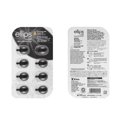 Ellips Shiny Black Vitamine Pour Les Cheveux Cheveux Forts Et Brillants