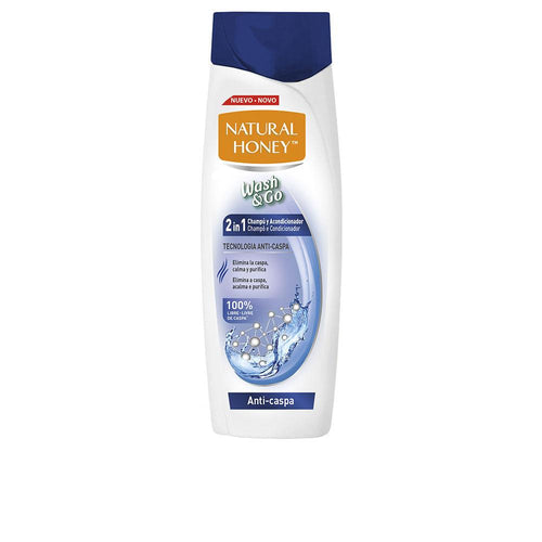 Natural Honey Wash & Go Shampoo And Conditioner Dual Action Anti Dandruff Fresh And Vital Hair