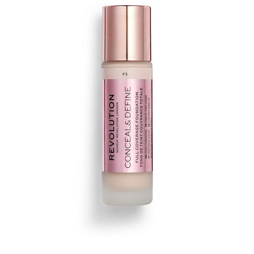 Revolution Make Up Conceal & Define Base De Maquillaje Cobertura Total Perfecta