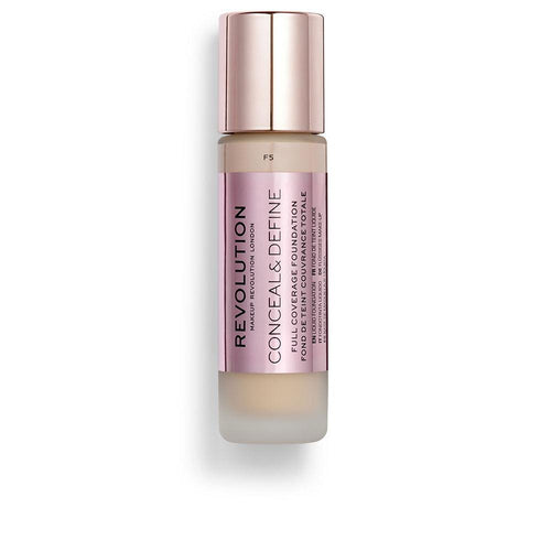 Revolution Make Up Conceal & Define Fond De Teint Couverture Totale Parfaite