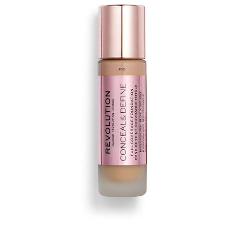 Revolution Make Up Conceal & Define Base De Maquillaje Cobertura Total Perfecta