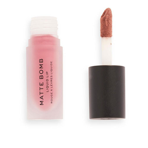 Revolution Make Up Matte Bomb Labial Líquido Nude Magnet Color Intenso
