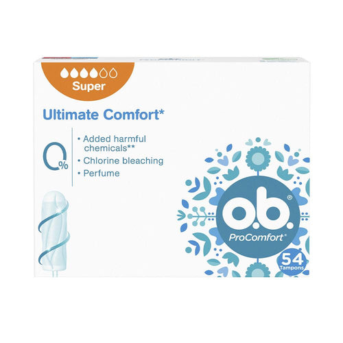 O.b. Procomfort Super Tampon Confort Et Protection Optimale