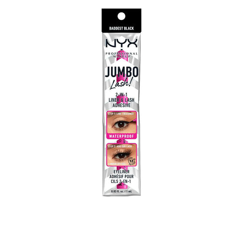 Nyx Professional Make Up Jumbo Eyeliner And False Eyelash Adhesive Quick Lash Fix