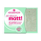 Essence All About Matt! Foglietti Mattificanti Elimina Brillantezza In Eccesso
