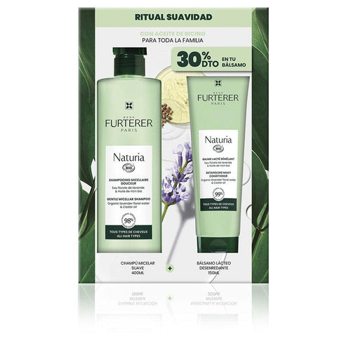 Rene Furterer Naturia Ensemble De Soins Capillaires Shampooing Et Après Shampoing Nettoyage Doux Efficace