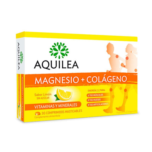 Aquilea Aquilea Magnesio Beauty Chewable Supplement With Magnesium And Collagen Muscle Skin Support