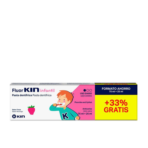 Kin Fluorkin Pasta Dentifricia Per Bambini Protezione Naturale Dei Denti